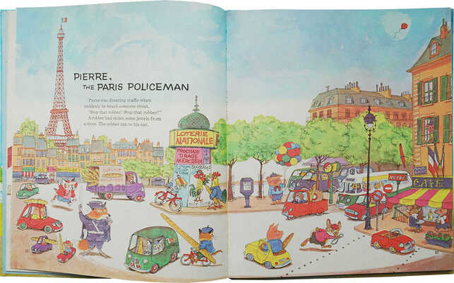 [Скарри Р. Занятой, занятой мир]. Scarry R. Busy, busy world. New York: Golden book, 1965.